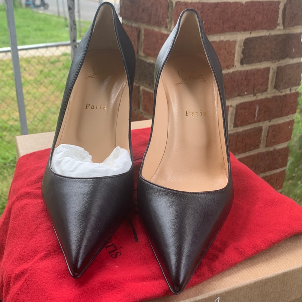 COPY - Christian Loubouton Black Napa sz39